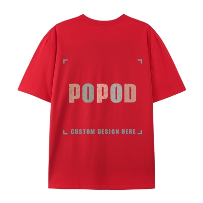 18 Colors Unisex Fit Classic Pure Cotton T-shirt Round Neck Short-sleeved Tee Super Soft Texture | 220g & 18-colour | PP0209