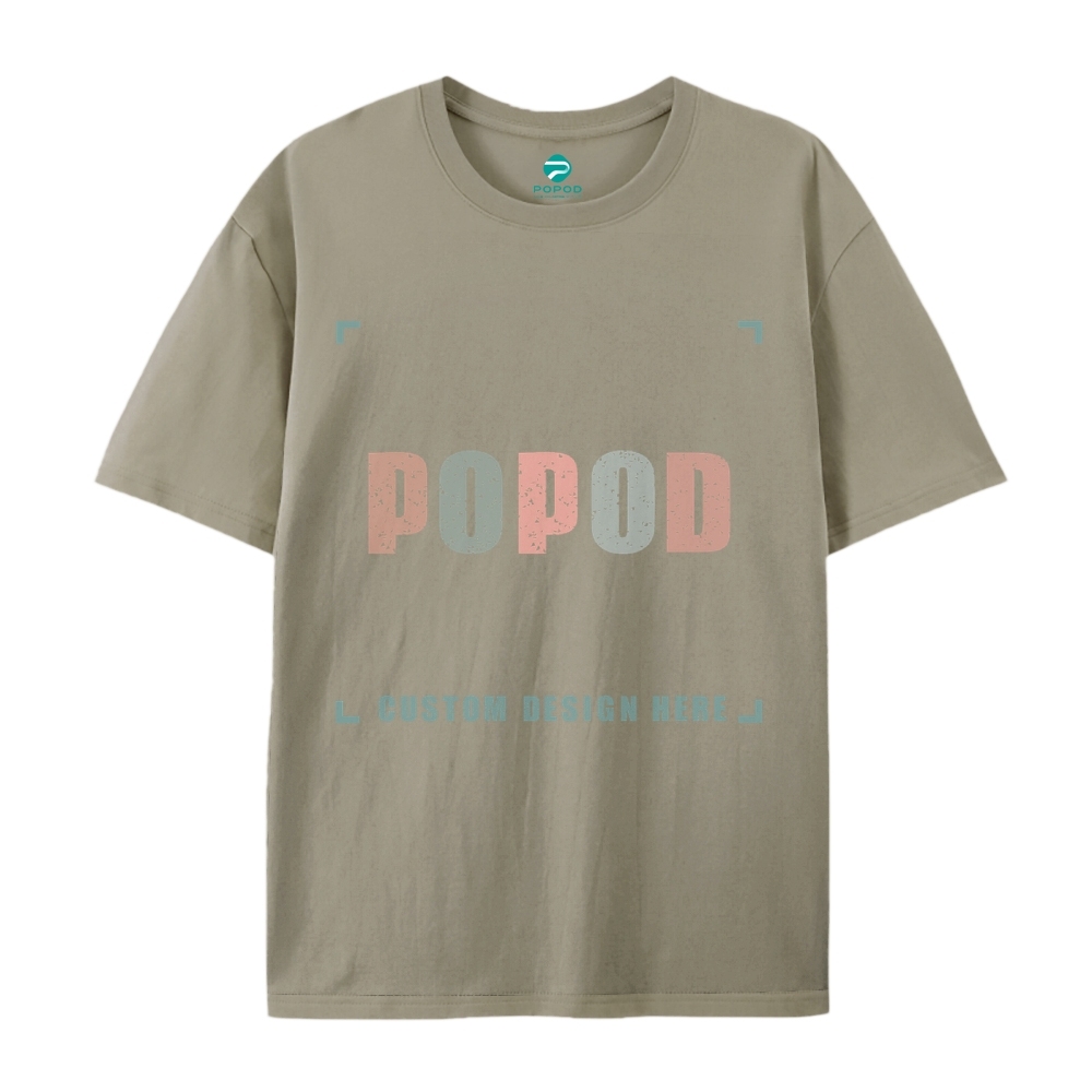 18 Colors Unisex Fit Classic Pure Cotton T-shirt Round Neck Short-sleeved Tee Super Soft Texture | 220g & 18-colour | PP0209