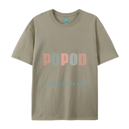 18 Colors Unisex Fit Classic Pure Cotton T-shirt Round Neck Short-sleeved Tee Super Soft Texture | 220g & 18-colour | PP0209