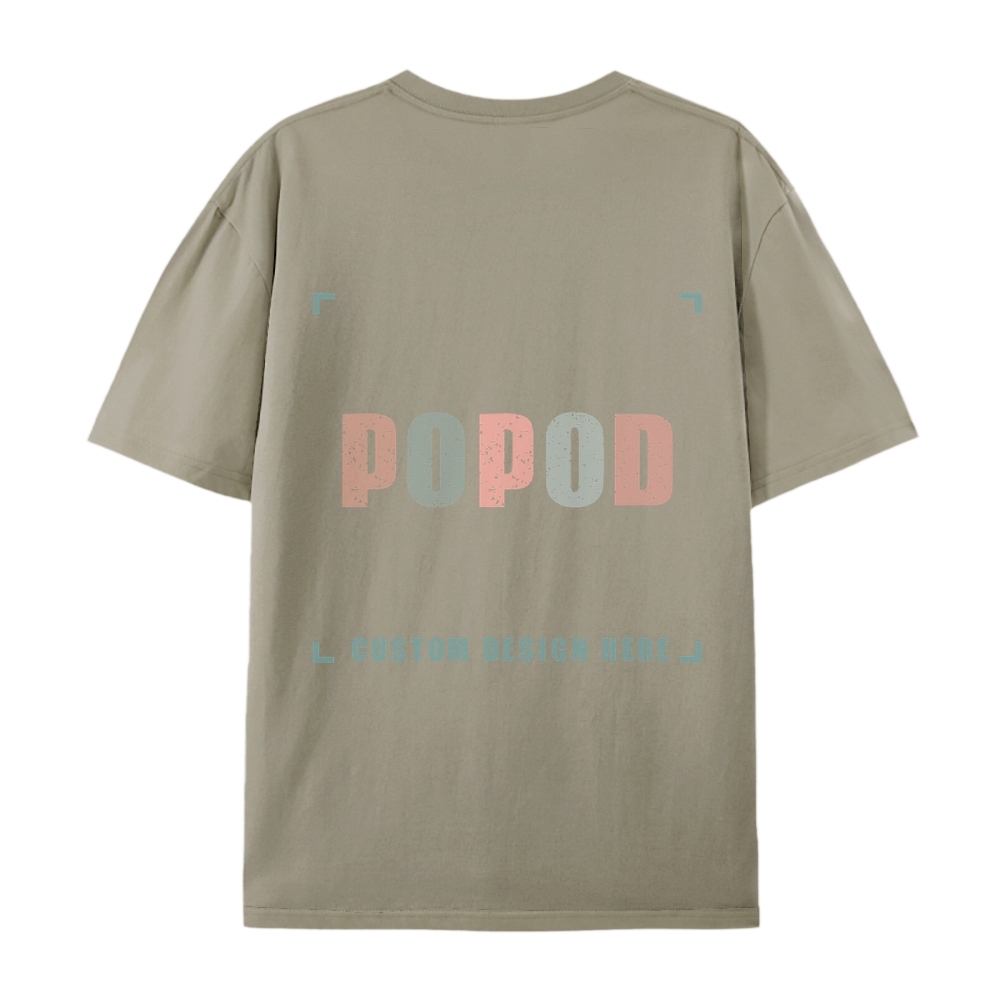 18 Colors Unisex Fit Classic Pure Cotton T-shirt Round Neck Short-sleeved Tee Super Soft Texture | 220g & 18-colour | PP0209