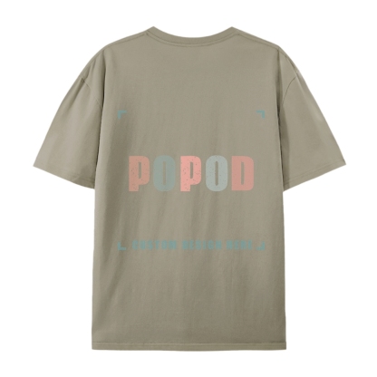 18 Colors Unisex Fit Classic Pure Cotton T-shirt Round Neck Short-sleeved Tee Super Soft Texture | 220g & 18-colour | PP0209