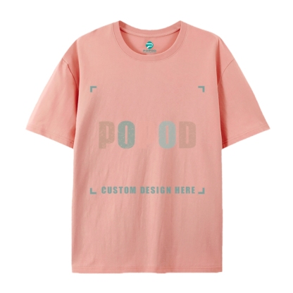 18 Colors Unisex Fit Classic Pure Cotton T-shirt Round Neck Short-sleeved Tee Super Soft Texture | 220g & 18-colour | PP0209