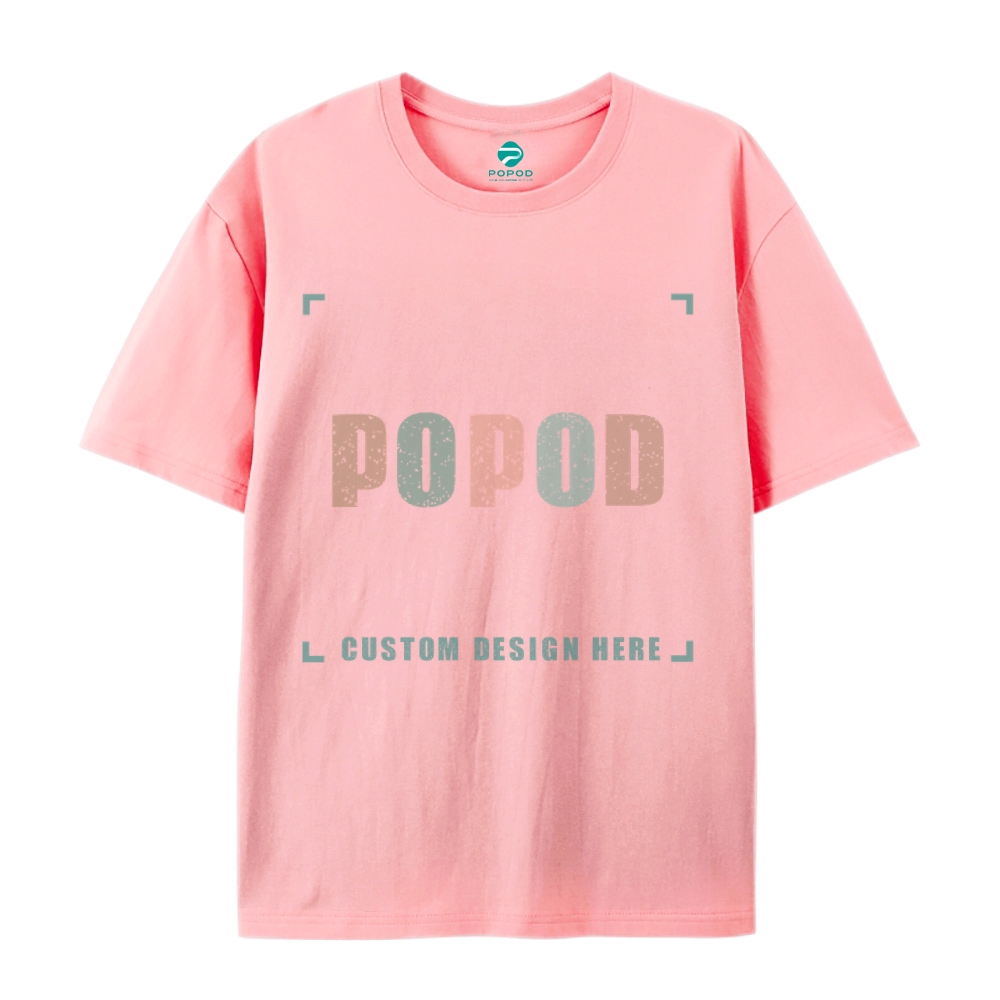 18 Colors Unisex Fit Classic Pure Cotton T-shirt Round Neck Short-sleeved Tee Super Soft Texture | 220g & 18-colour | PP0209