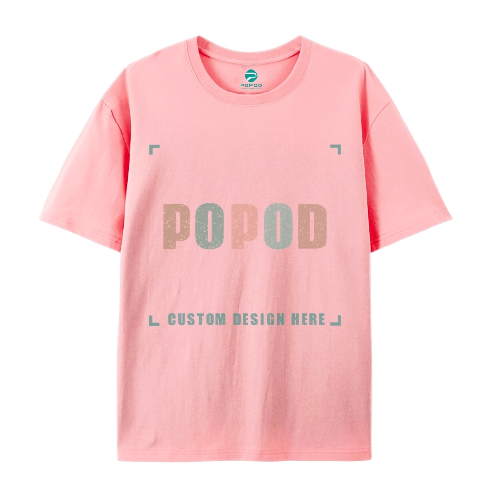 18 Colors Unisex Fit Classic Pure Cotton T-shirt Round Neck Short-sleeved Tee Super Soft Texture | 220g & 18-colour | PP0209
