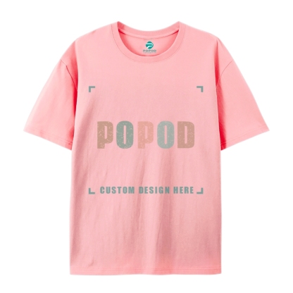 18 Colors Unisex Fit Classic Pure Cotton T-shirt Round Neck Short-sleeved Tee Super Soft Texture | 220g & 18-colour | PP0209