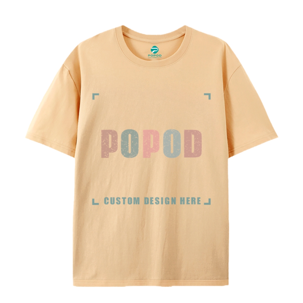 18 Colors Unisex Fit Classic Pure Cotton T-shirt Round Neck Short-sleeved Tee Super Soft Texture | 220g & 18-colour | PP0209