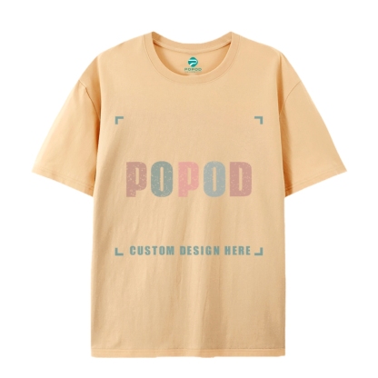 18 Colors Unisex Fit Classic Pure Cotton T-shirt Round Neck Short-sleeved Tee Super Soft Texture | 220g & 18-colour | PP0209