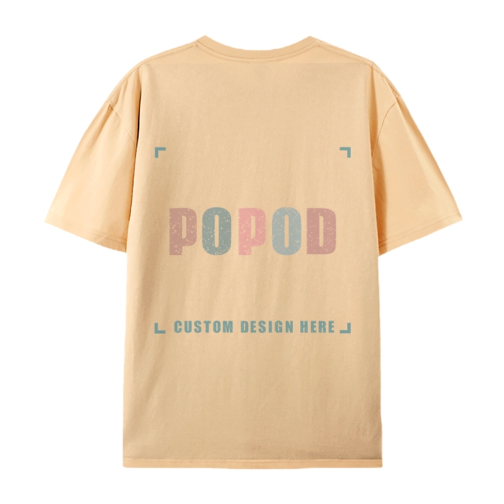 18 Colors Unisex Fit Classic Pure Cotton T-shirt Round Neck Short-sleeved Tee Super Soft Texture | 220g & 18-colour | PP0209