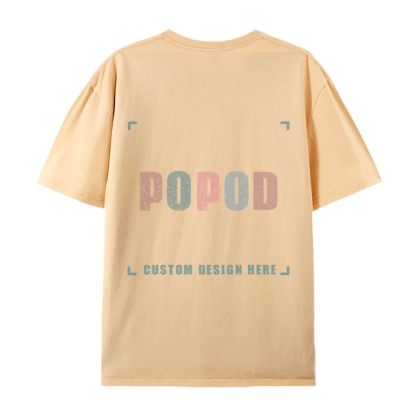 18 Colors Unisex Fit Classic Pure Cotton T-shirt Round Neck Short-sleeved Tee Super Soft Texture | 220g & 18-colour | PP0209