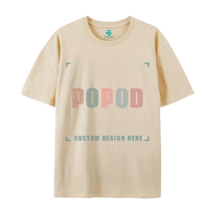 18 Colors Unisex Fit Classic Pure Cotton T-shirt Round Neck Short-sleeved Tee Super Soft Texture | 220g & 18-colour | PP0209