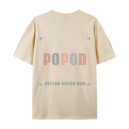 18 Colors Unisex Fit Classic Pure Cotton T-shirt Round Neck Short-sleeved Tee Super Soft Texture | 220g & 18-colour | PP0209