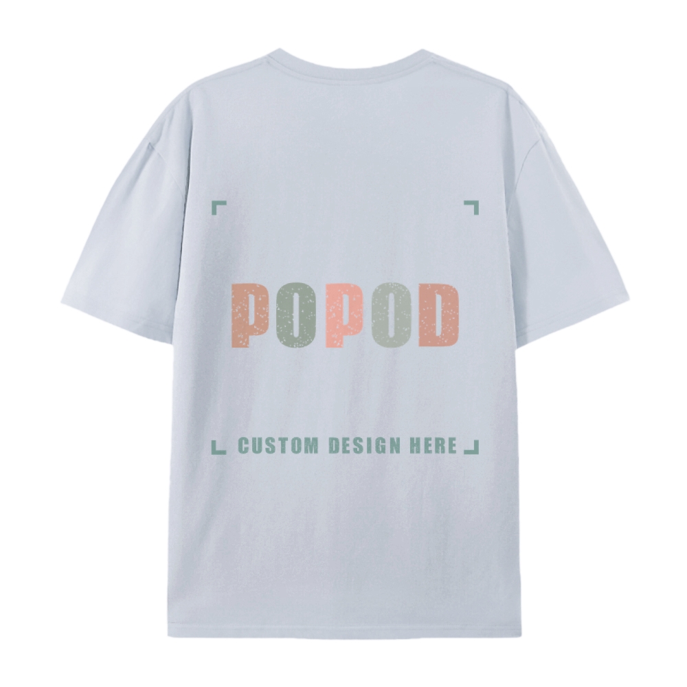 18 Colors Unisex Fit Classic Pure Cotton T-shirt Round Neck Short-sleeved Tee Super Soft Texture | 220g & 18-colour | PP0209
