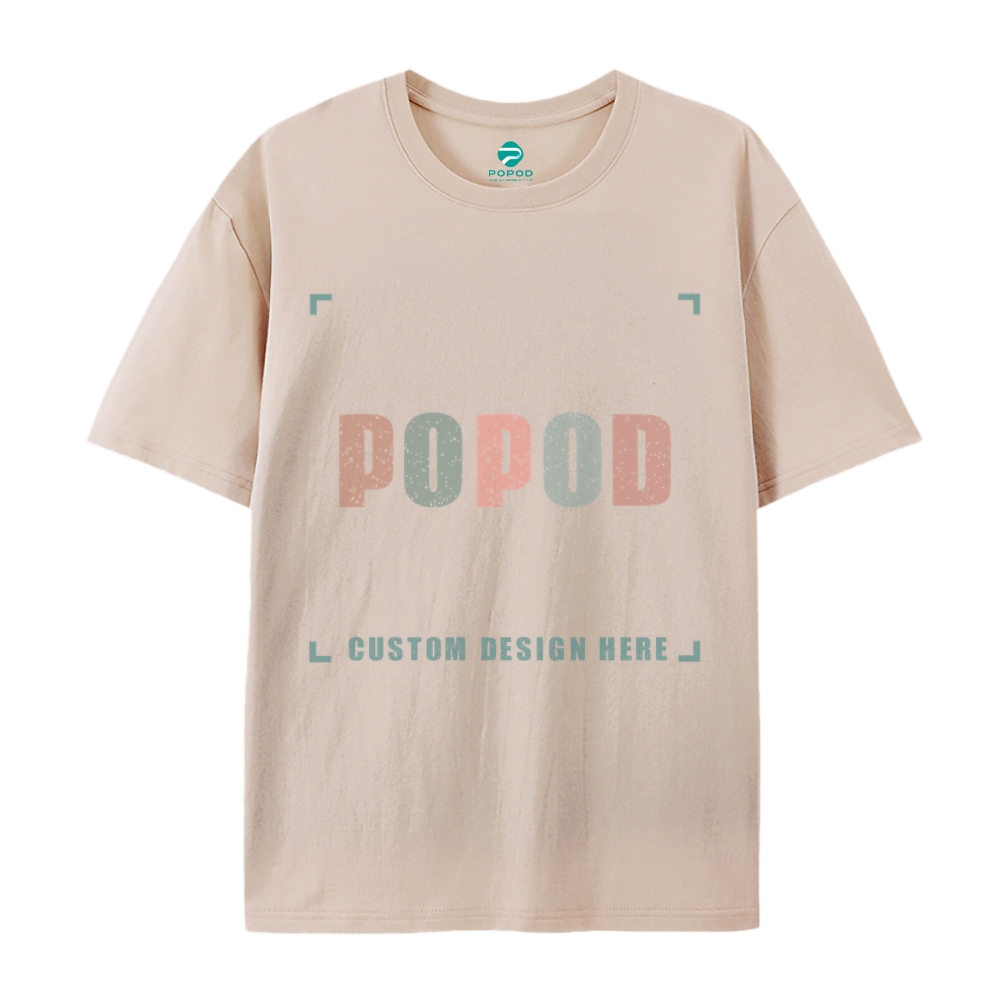 18 Colors Unisex Fit Classic Pure Cotton T-shirt Round Neck Short-sleeved Tee Super Soft Texture | 220g & 18-colour | PP0209
