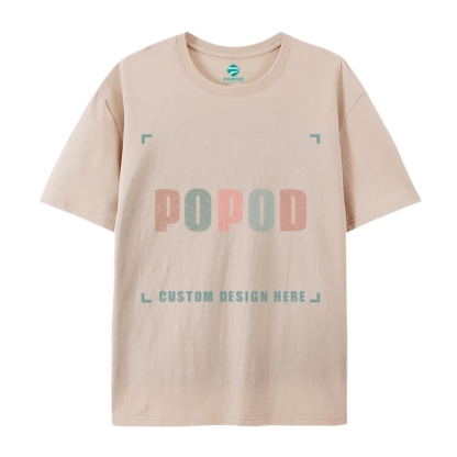 18 Colors Unisex Fit Classic Pure Cotton T-shirt Round Neck Short-sleeved Tee Super Soft Texture | 220g & 18-colour | PP0209