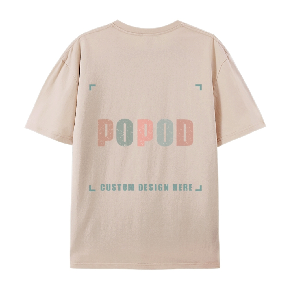 18 Colors Unisex Fit Classic Pure Cotton T-shirt Round Neck Short-sleeved Tee Super Soft Texture | 220g & 18-colour | PP0209