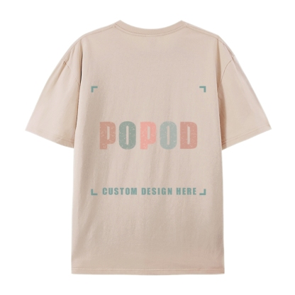 18 Colors Unisex Fit Classic Pure Cotton T-shirt Round Neck Short-sleeved Tee Super Soft Texture | 220g & 18-colour | PP0209