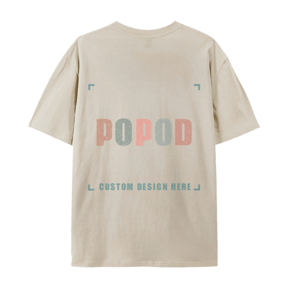 18 Colors Unisex Fit Classic Pure Cotton T-shirt Round Neck Short-sleeved Tee Super Soft Texture | 220g & 18-colour | PP0209