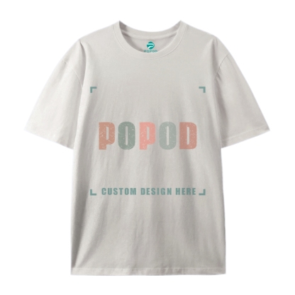 18 Colors Unisex Fit Classic Pure Cotton T-shirt Round Neck Short-sleeved Tee Super Soft Texture | 220g & 18-colour | PP0209