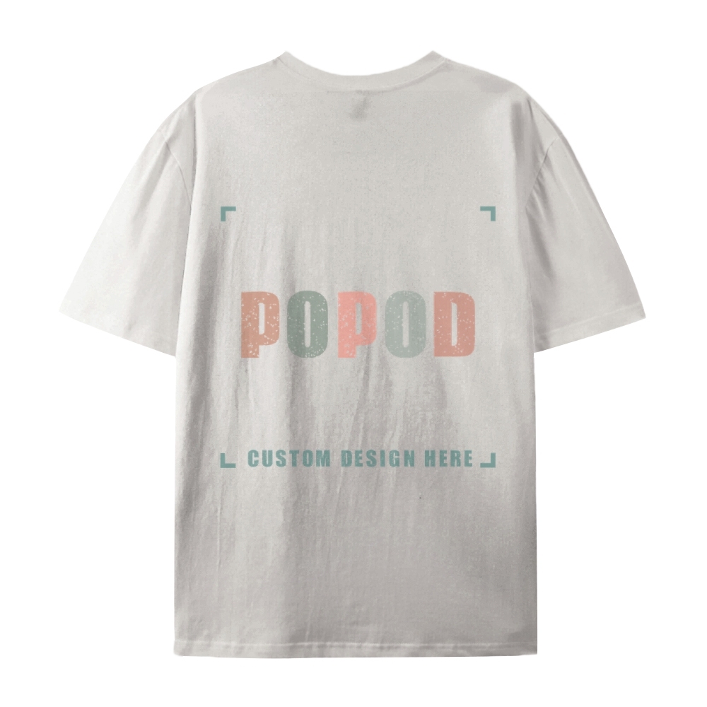 18 Colors Unisex Fit Classic Pure Cotton T-shirt Round Neck Short-sleeved Tee Super Soft Texture | 220g & 18-colour | PP0209