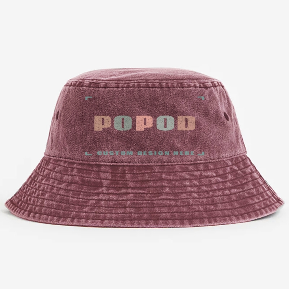 Unisex Fit Classic Washed Bucket Hat PP3960