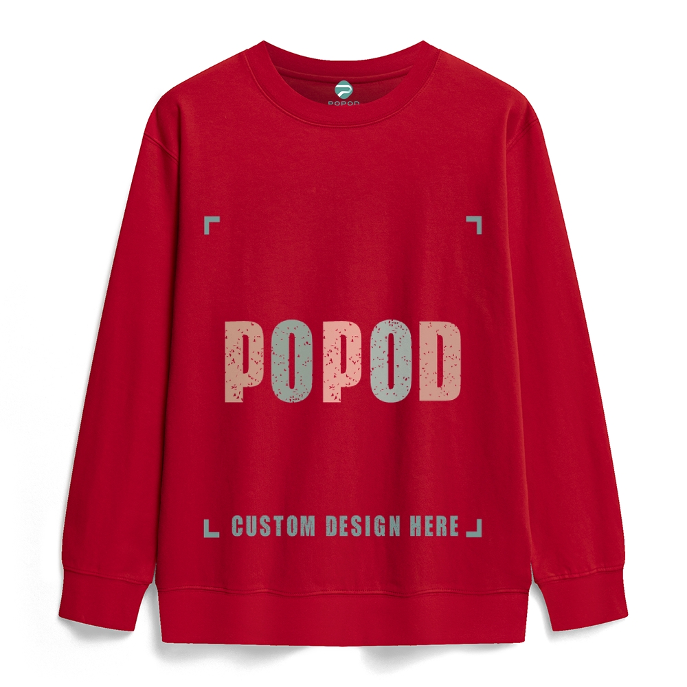 22 Colors Unisex Fit Classic Healthy Round Neck Sweatshirt Super Soft 