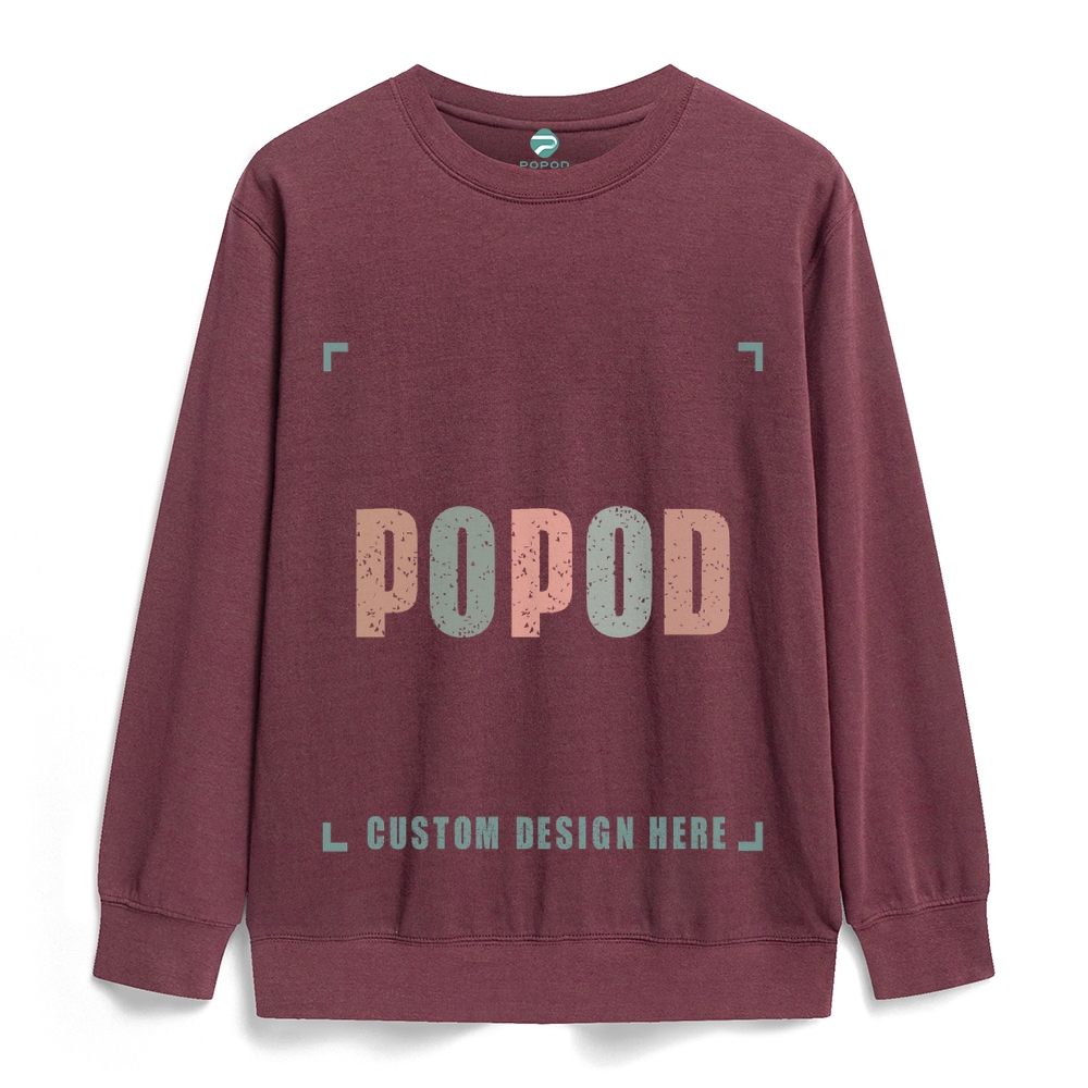 22 Colors Unisex Fit Classic Healthy Round Neck Sweatshirt Super Soft 