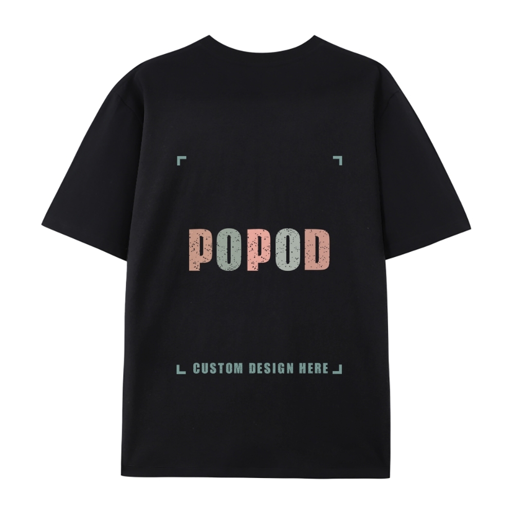 18 Colors Unisex Fit Classic Pure Cotton T-shirt Round Neck Short-sleeved Tee Super Soft Texture | 220g & 18-colour | PP0209