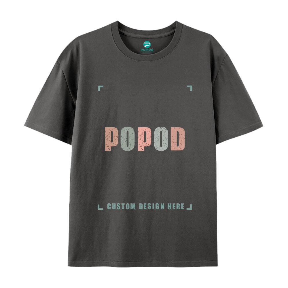 18 Colors Unisex Fit Classic Pure Cotton T-shirt Round Neck Short-slee
