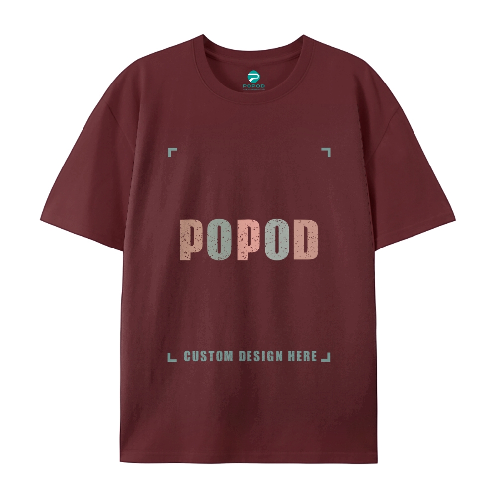 18 Colors Unisex Fit Classic Pure Cotton T-shirt Round Neck Short-slee