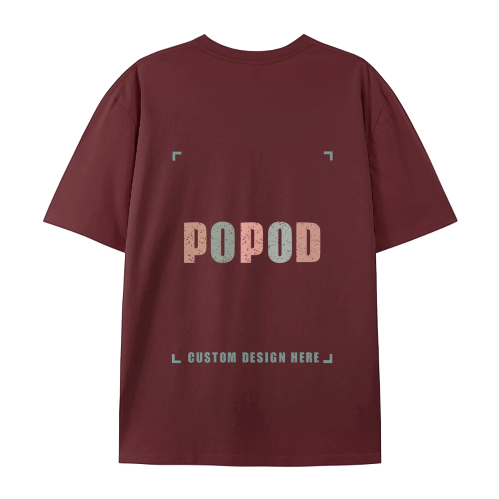 18 Colors Unisex Fit Classic Pure Cotton T-shirt Round Neck Short-sleeved Tee Super Soft Texture | 220g & 18-colour | PP0209