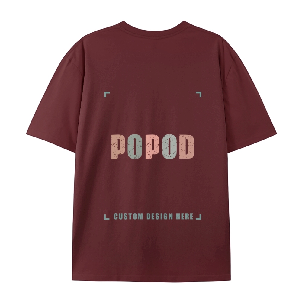18 Colors Unisex Fit Classic Pure Cotton T-shirt Round Neck Short-sleeved Tee Super Soft Texture | 220g & 18-colour | PP0209