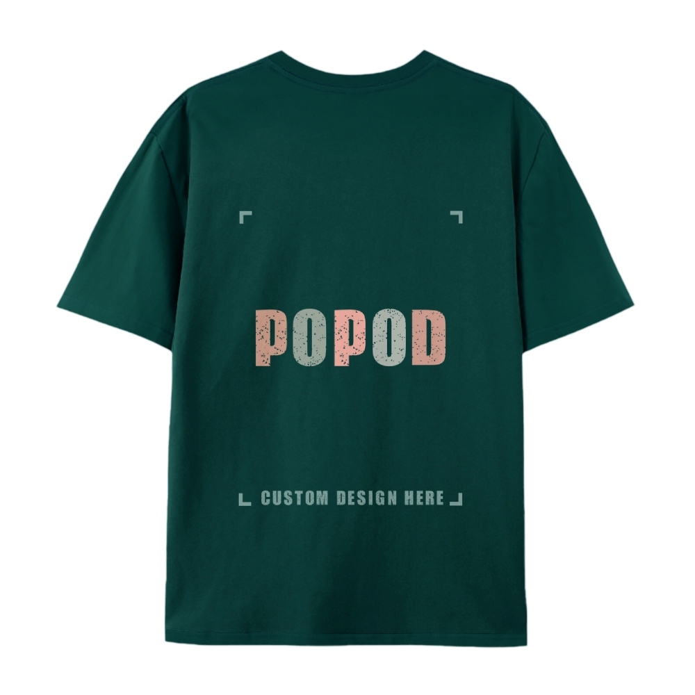 18 Colors Unisex Fit Classic Pure Cotton T-shirt Round Neck Short-sleeved Tee Super Soft Texture | 220g & 18-colour | PP0209