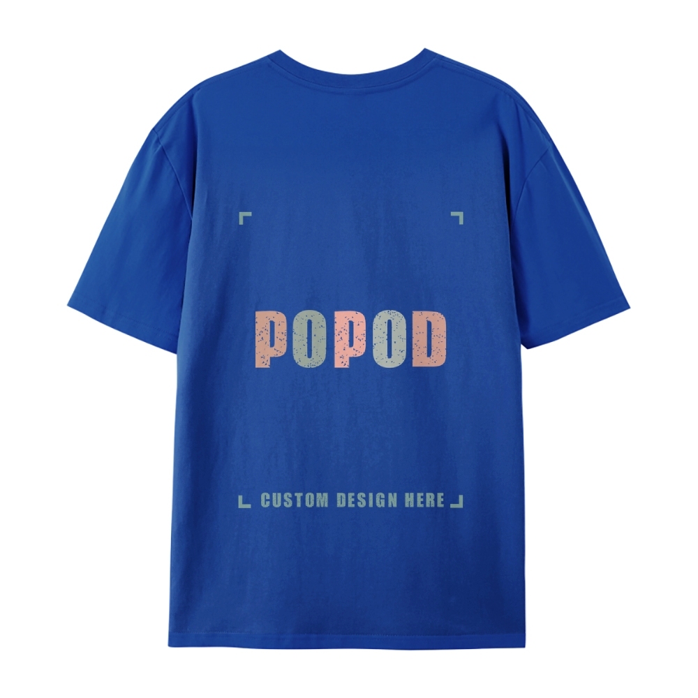 18 Colors Unisex Fit Classic Pure Cotton T-shirt Round Neck Short-sleeved Tee Super Soft Texture | 220g & 18-colour | PP0209