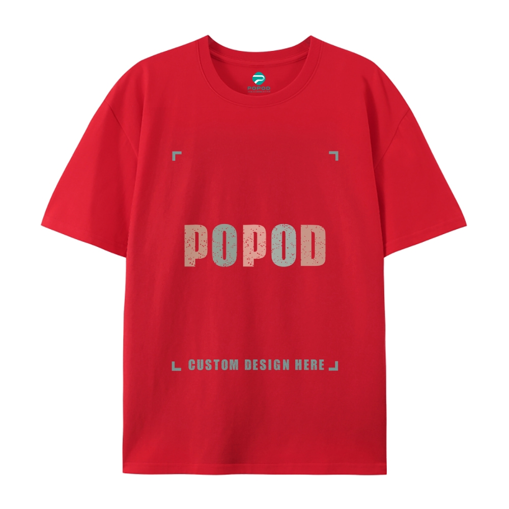 18 Colors Unisex Fit Classic Pure Cotton T-shirt Round Neck Short-sleeved Tee Super Soft Texture | 220g & 18-colour | PP0209