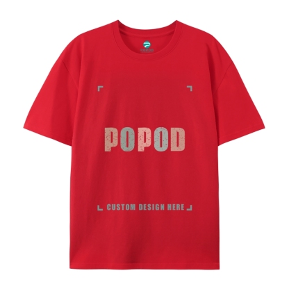 18 Colors Unisex Fit Classic Pure Cotton T-shirt Round Neck Short-sleeved Tee Super Soft Texture | 220g & 18-colour | PP0209