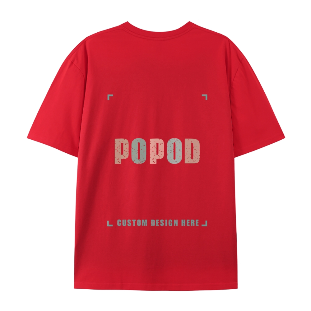 18 Colors Unisex Fit Classic Pure Cotton T-shirt Round Neck Short-sleeved Tee Super Soft Texture | 220g & 18-colour | PP0209