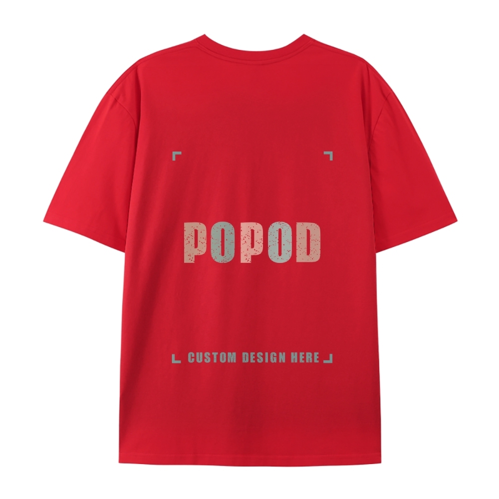 18 Colors Unisex Fit Classic Pure Cotton T-shirt Round Neck Short-sleeved Tee Super Soft Texture | 220g & 18-colour | PP0209