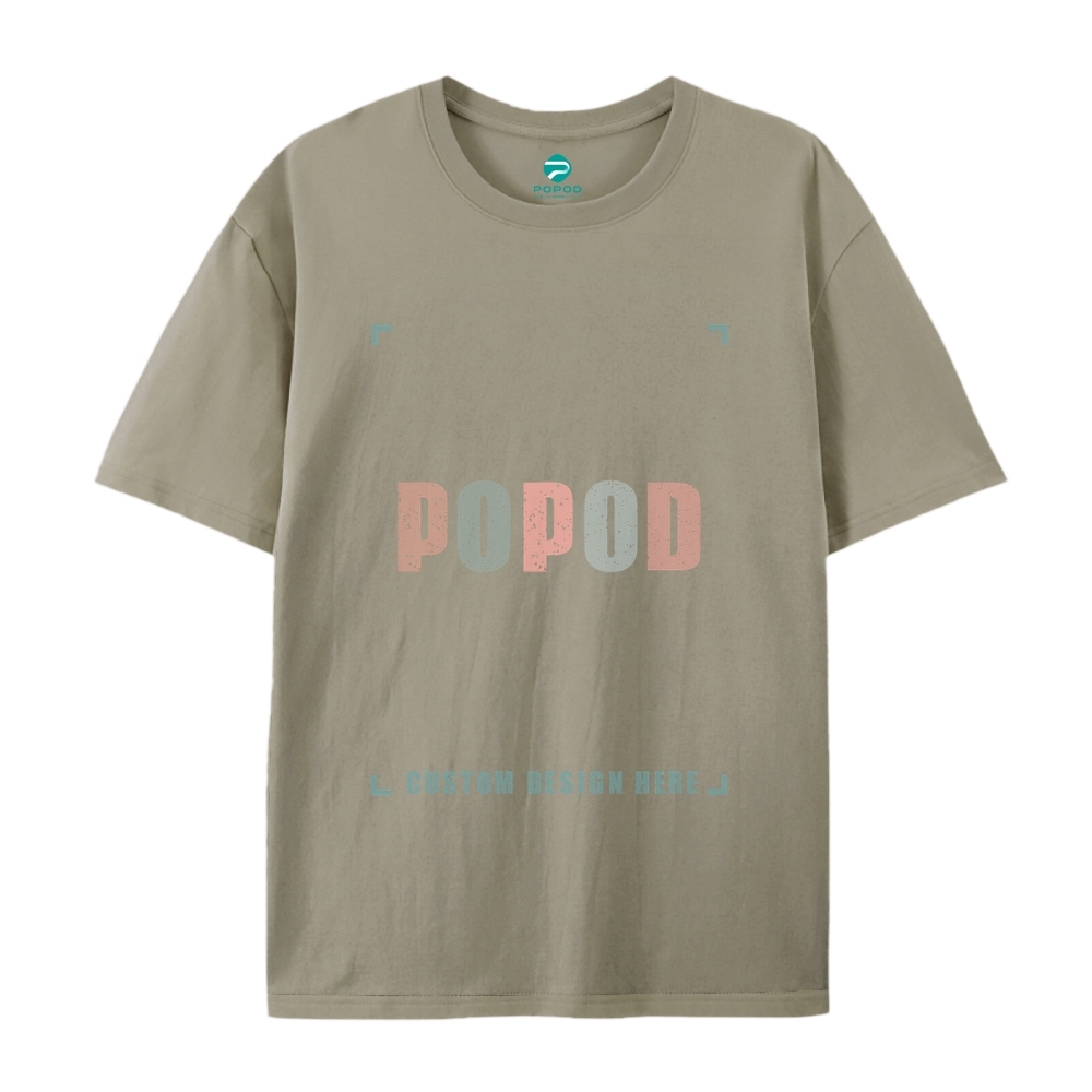 18 Colors Unisex Fit Classic Pure Cotton T-shirt Round Neck Short-sleeved Tee Super Soft Texture | 220g & 18-colour | PP0209