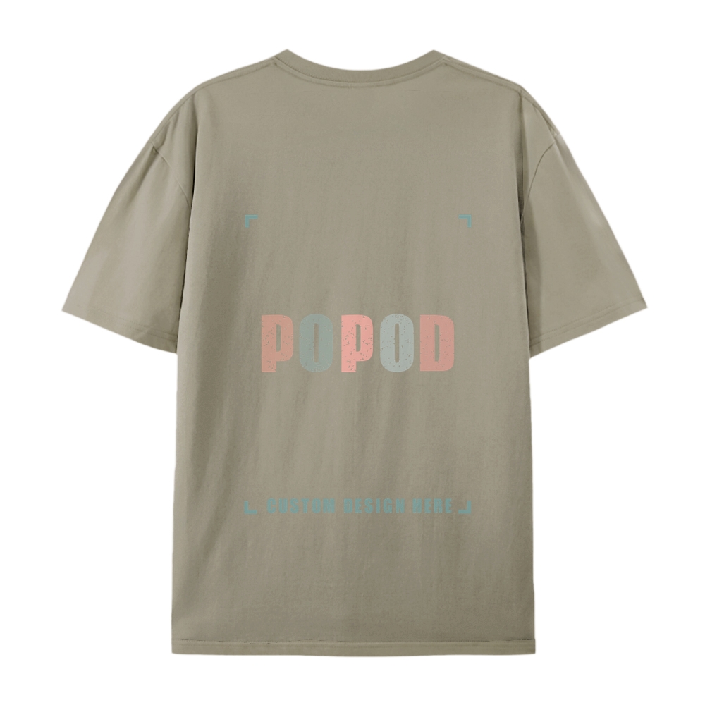 18 Colors Unisex Fit Classic Pure Cotton T-shirt Round Neck Short-sleeved Tee Super Soft Texture | 220g & 18-colour | PP0209