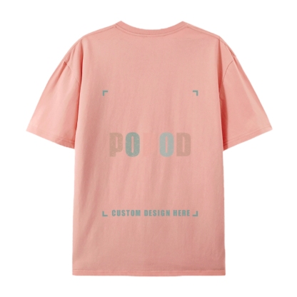 18 Colors Unisex Fit Classic Pure Cotton T-shirt Round Neck Short-sleeved Tee Super Soft Texture | 220g & 18-colour | PP0209