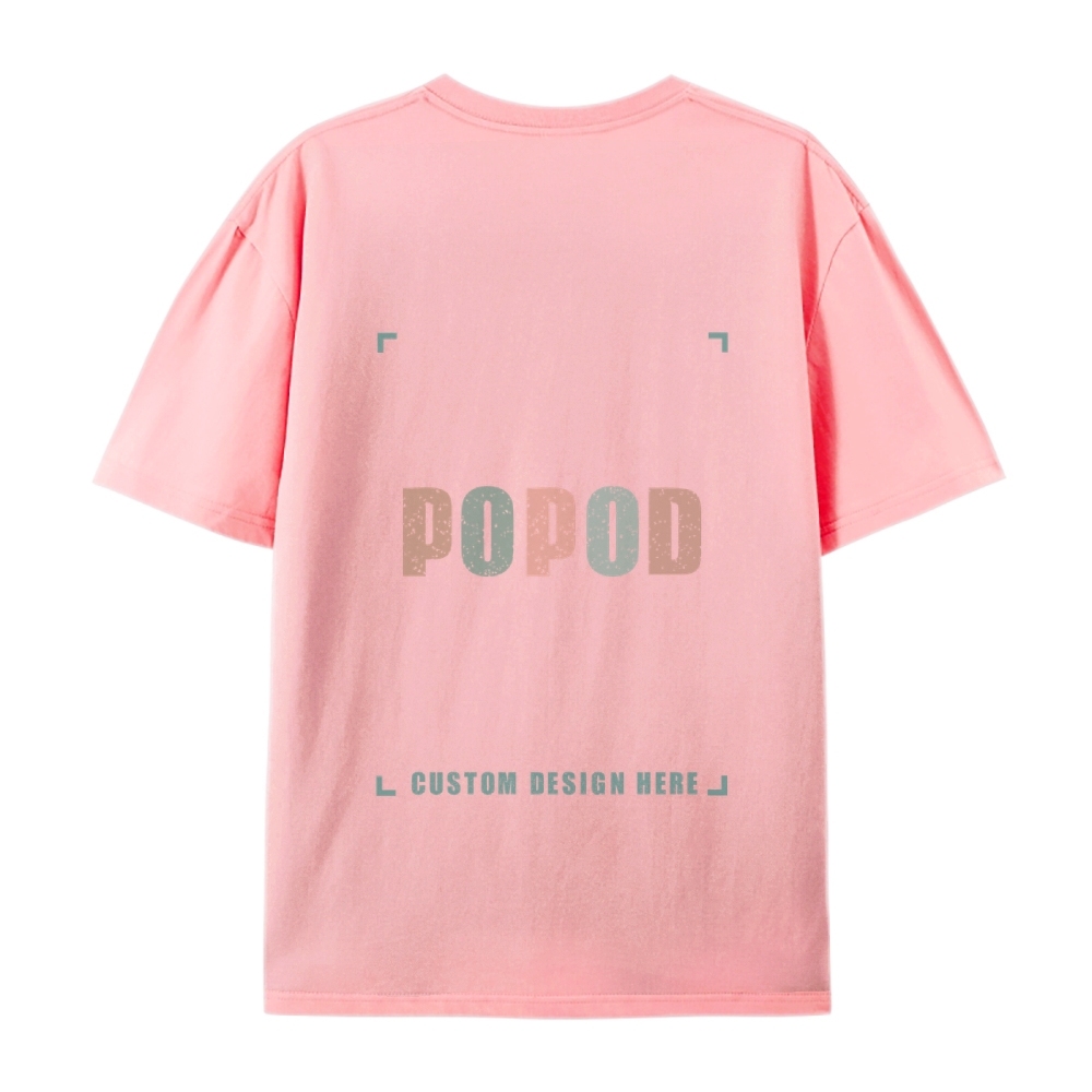 18 Colors Unisex Fit Classic Pure Cotton T-shirt Round Neck Short-sleeved Tee Super Soft Texture | 220g & 18-colour | PP0209