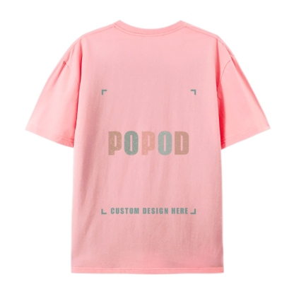 18 Colors Unisex Fit Classic Pure Cotton T-shirt Round Neck Short-sleeved Tee Super Soft Texture | 220g & 18-colour | PP0209