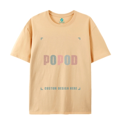 18 Colors Unisex Fit Classic Pure Cotton T-shirt Round Neck Short-sleeved Tee Super Soft Texture | 220g & 18-colour | PP0209
