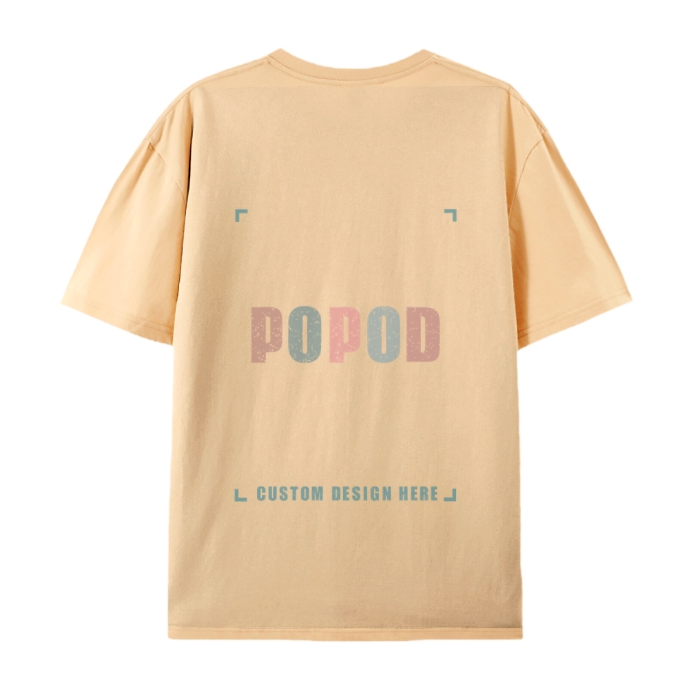 18 Colors Unisex Fit Classic Pure Cotton T-shirt Round Neck Short-sleeved Tee Super Soft Texture | 220g & 18-colour | PP0209