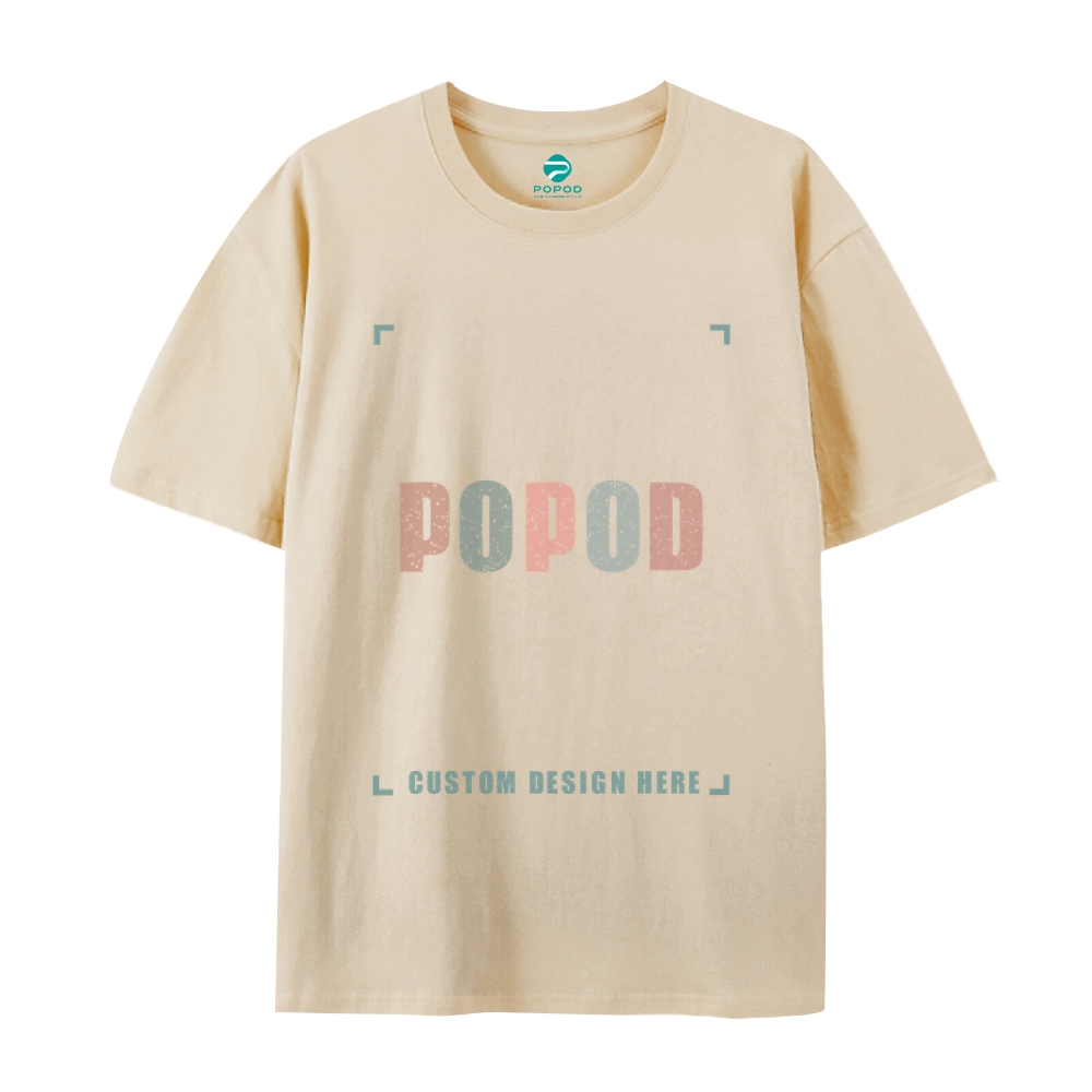 18 Colors Unisex Fit Classic Pure Cotton T-shirt Round Neck Short-slee