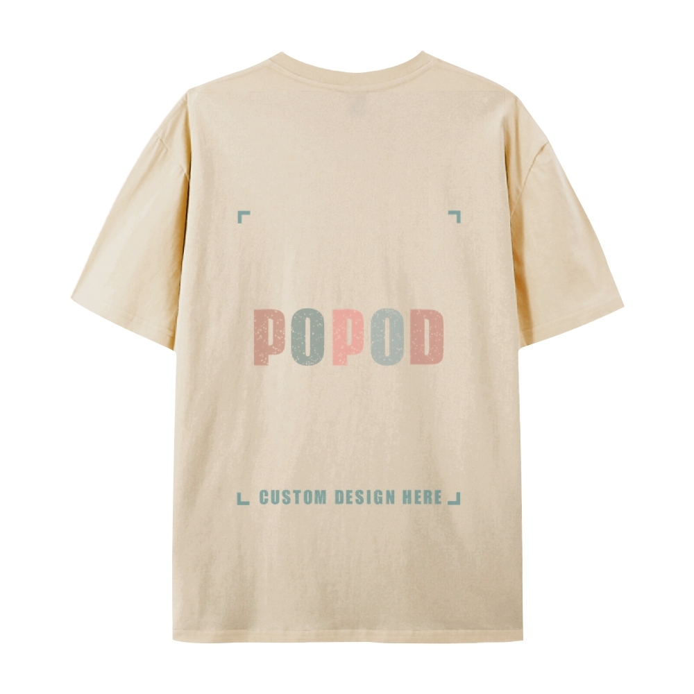 18 Colors Unisex Fit Classic Pure Cotton T-shirt Round Neck Short-sleeved Tee Super Soft Texture | 220g & 18-colour | PP0209