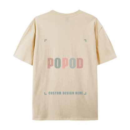 18 Colors Unisex Fit Classic Pure Cotton T-shirt Round Neck Short-sleeved Tee Super Soft Texture | 220g & 18-colour | PP0209