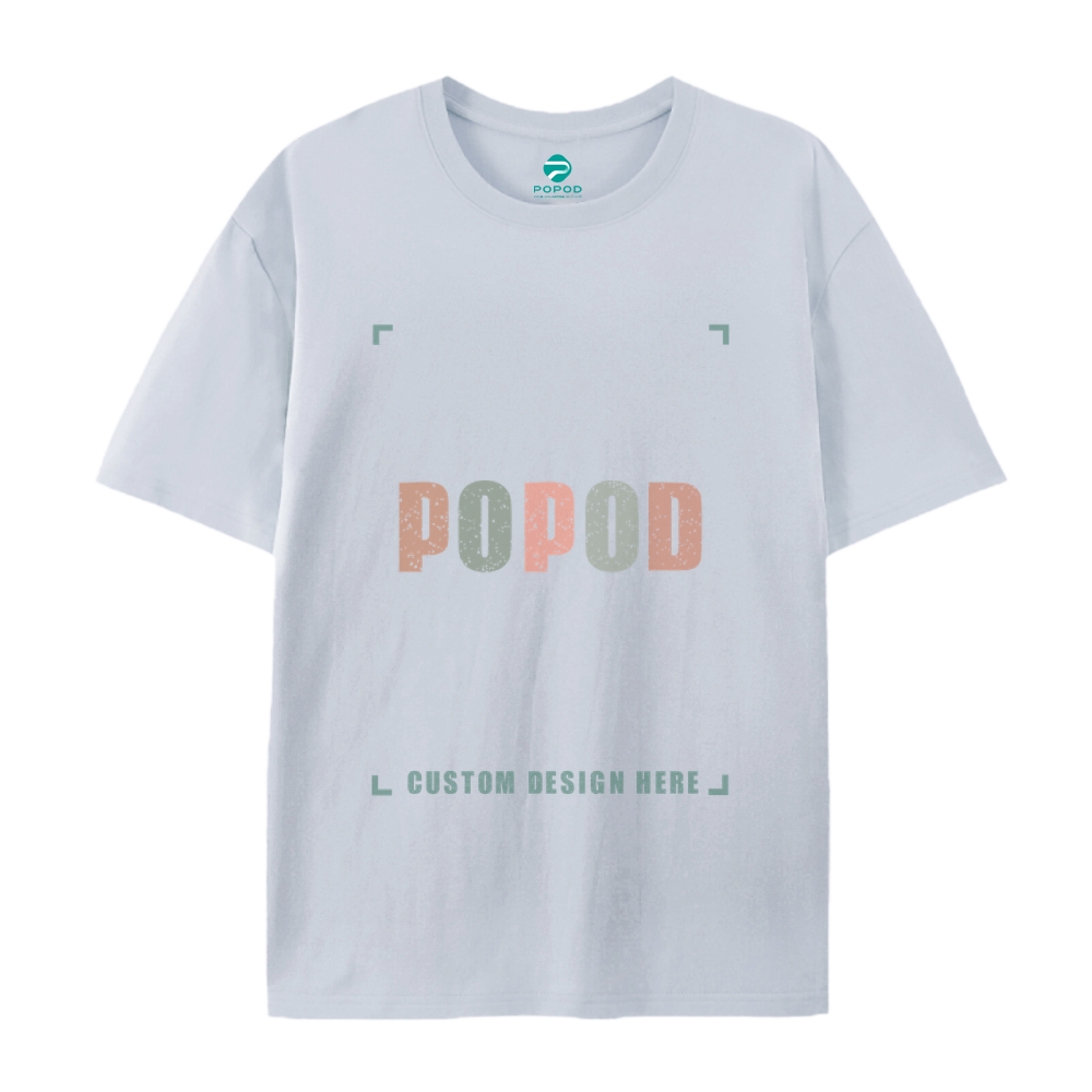 18 Colors Unisex Fit Classic Pure Cotton T-shirt Round Neck Short-slee