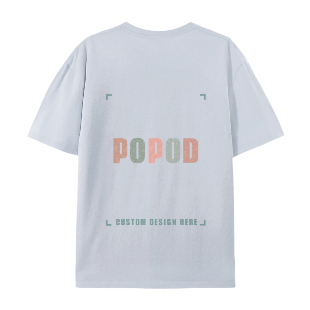 18 Colors Unisex Fit Classic Pure Cotton T-shirt Round Neck Short-sleeved Tee Super Soft Texture | 220g & 18-colour | PP0209