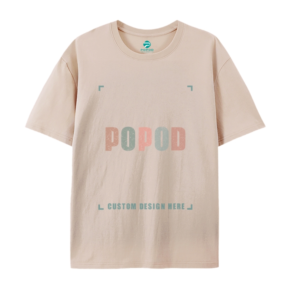 18 Colors Unisex Fit Classic Pure Cotton T-shirt Round Neck Short-sleeved Tee Super Soft Texture | 220g & 18-colour | PP0209